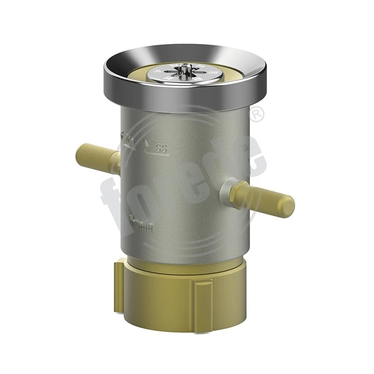 Brass SS304 Fire Monitor Nozzle factory